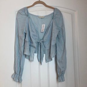 Pacsun Long Sleeve Crop Top